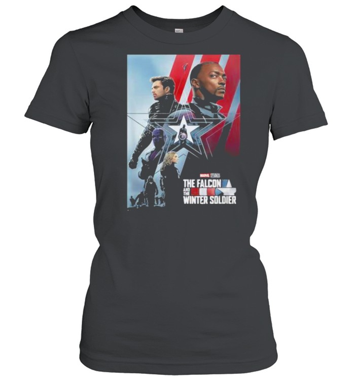 The falcon and the winter soldier marvel studios captain america shirt Classic Women's T-shirt
