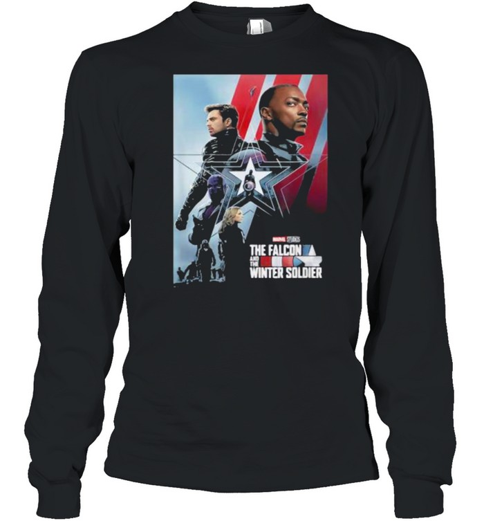 The falcon and the winter soldier marvel studios captain america shirt Long Sleeved T-shirt
