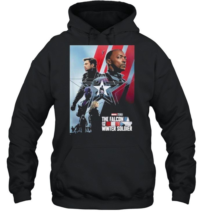 The falcon and the winter soldier marvel studios captain america shirt Unisex Hoodie
