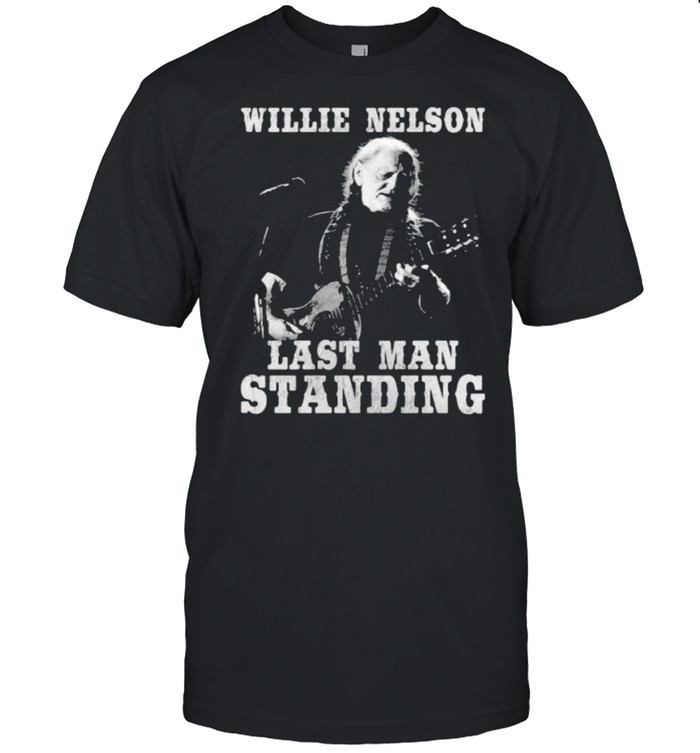 Willie Nelson last man standing guitar shirt