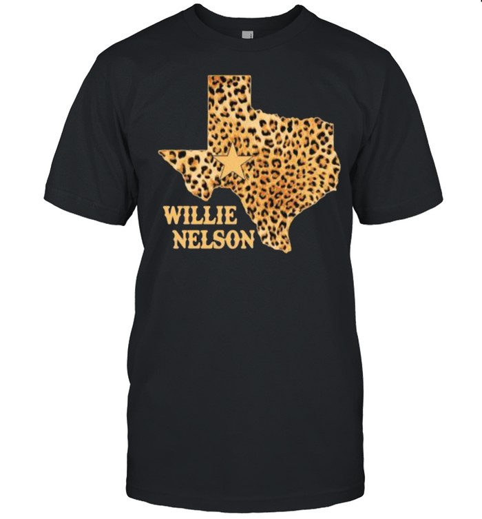 Willie Nelson Texas Leopard Shirt