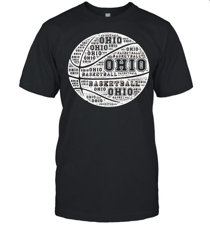 Basketball Design For State Of Ohio Buckeye T-shirt Classic Men's T-shirt