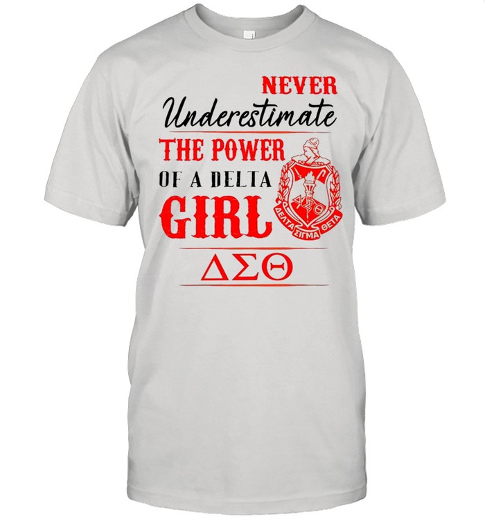 Delta Sigma Theta Never Underestimate The Power Of A Delta Girl shirt