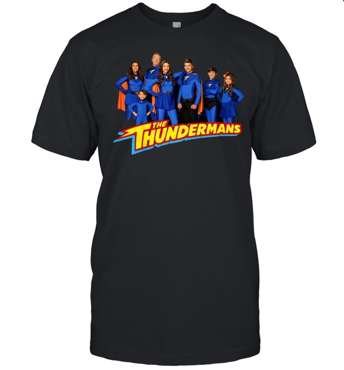 The Thundermans Family Group Shot Logo T-shirt