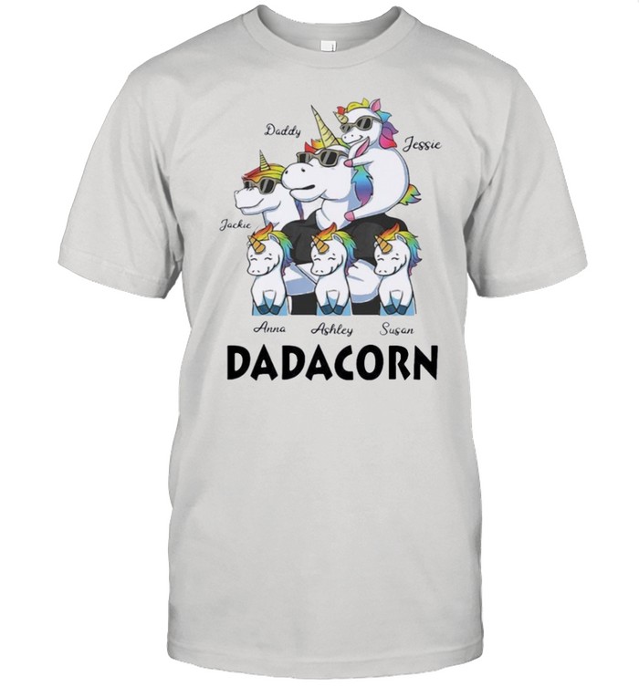 unicorn Dadacorn custom shirt