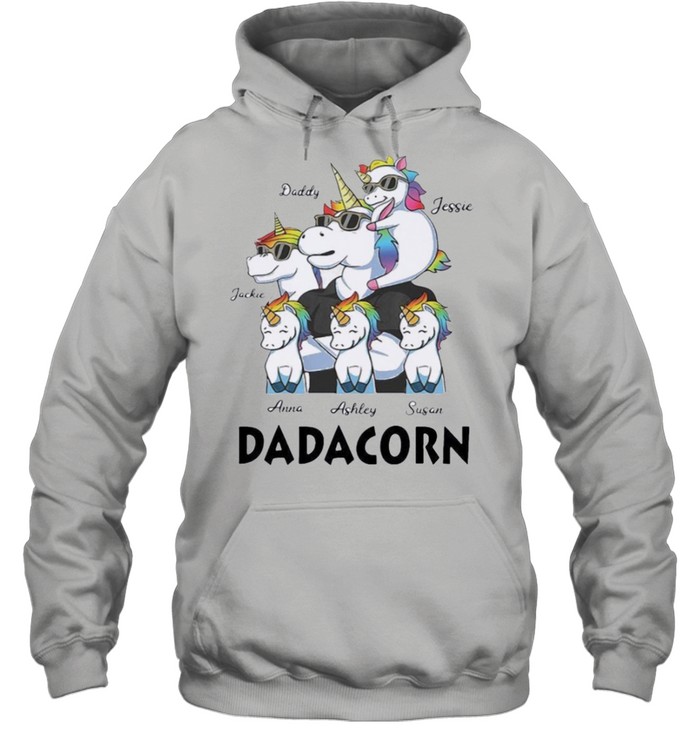 unicorn Dadacorn custom shirt Unisex Hoodie