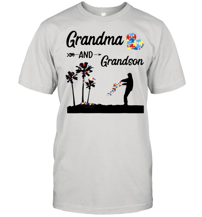 Autism Awareness Grandma And Grandson Best Friend For Life T-shirt