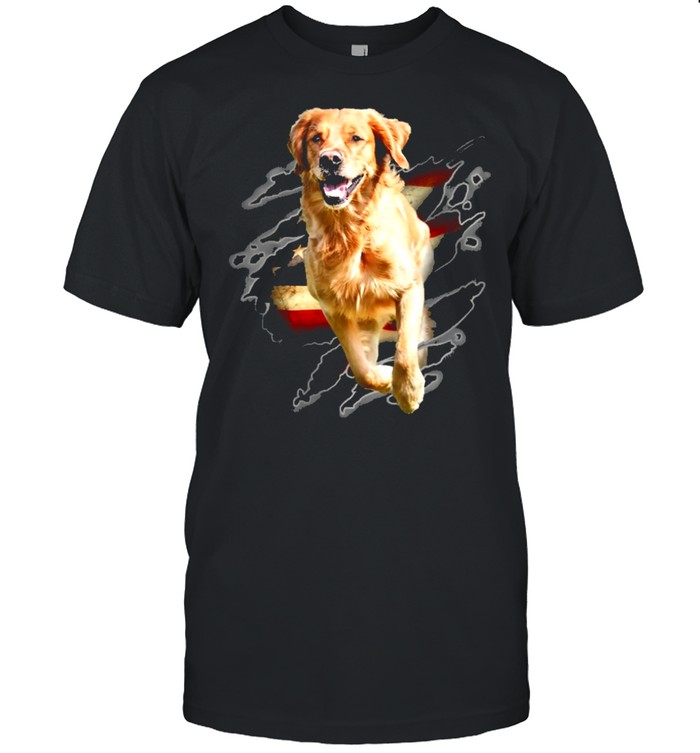 Golden retriever america breaks barriers dog lover shirt