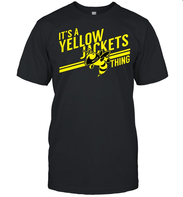 Custom yellow jackets shirt