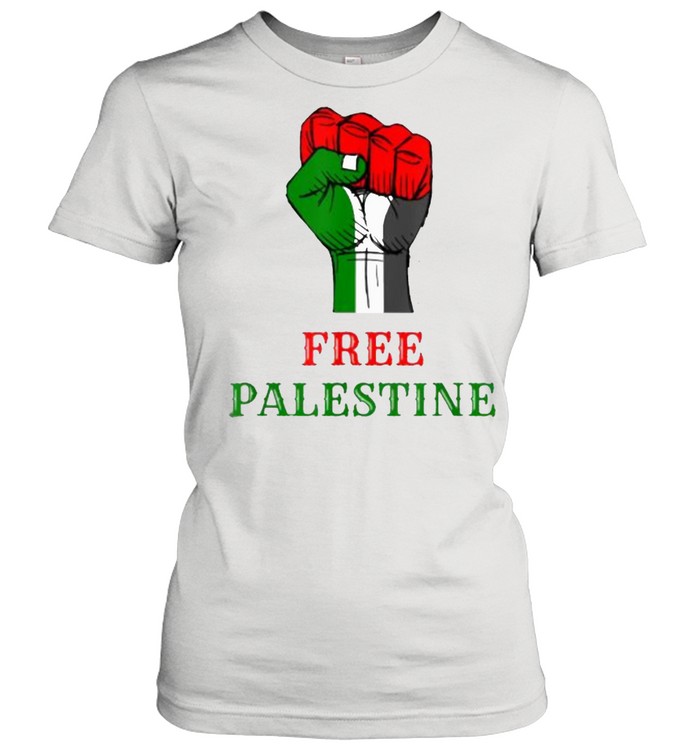 Free Jerusalem Gaza Free Palestine Flag  Classic Women's T-shirt