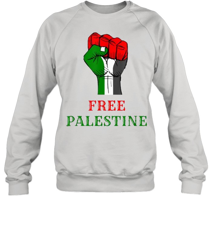 Free Jerusalem Gaza Free Palestine Flag  Unisex Sweatshirt