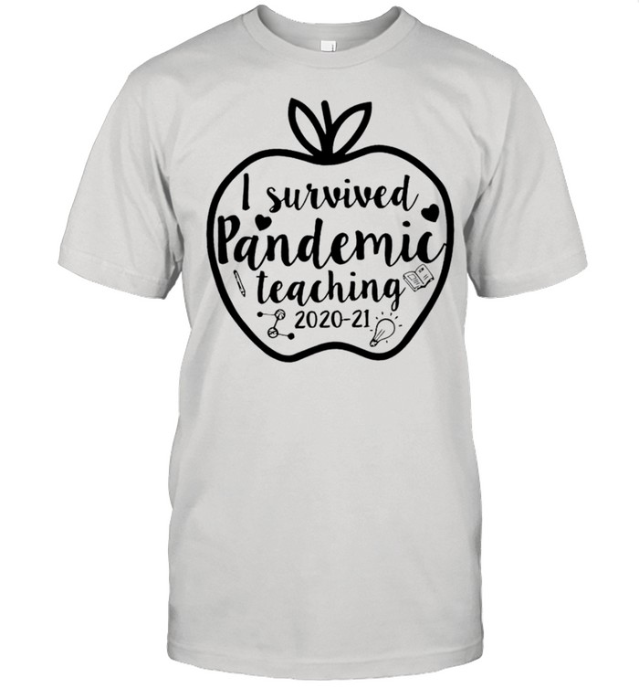 I survived pandemic teaching 2020 2021 shirt Classic Men's T-shirt