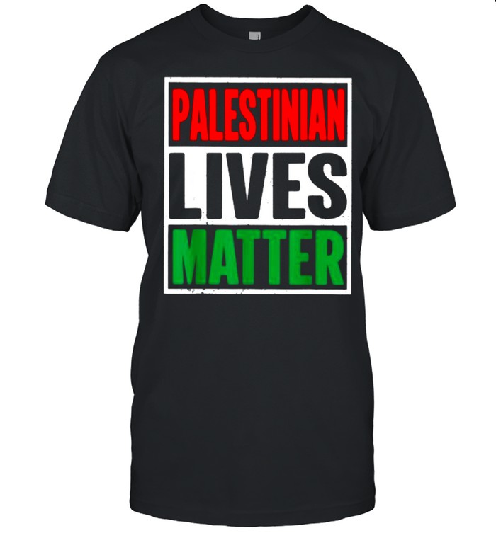 Palestinian Lives Matter Free Palestine Flag Shirt