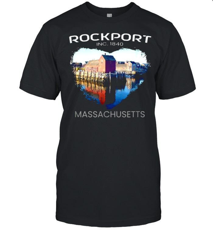 Rockport MA MASSACHUSETTS Motif Number 1 Heart Shirt