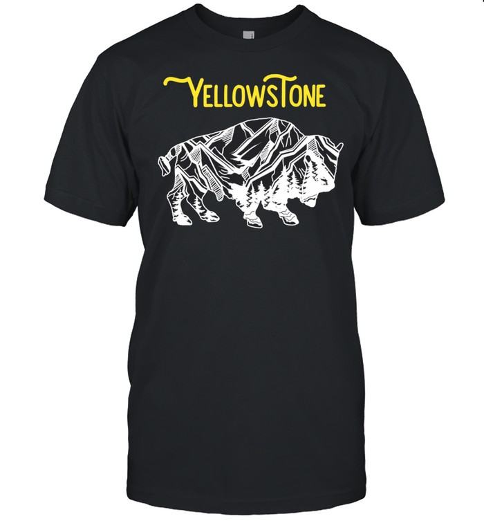 Yellowstone Souvenir Buffalo Yellowstone National Park shirt