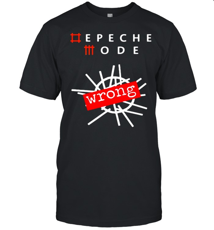 Depeche mode wrong shirt