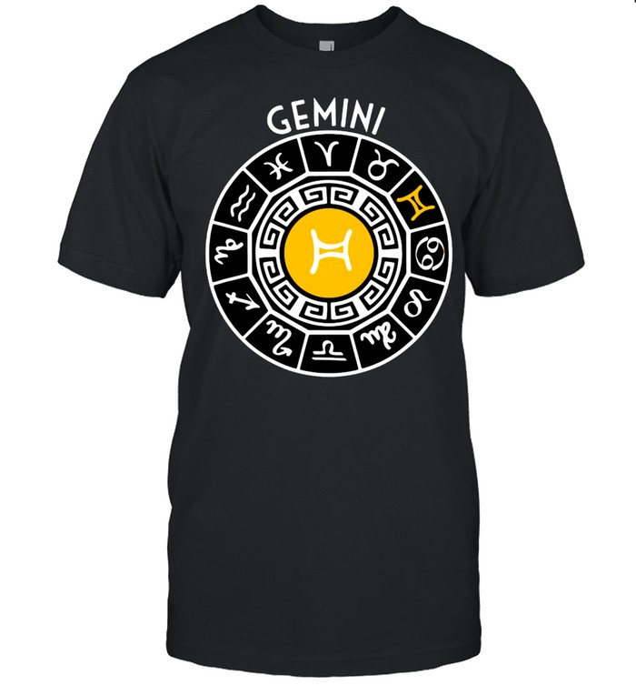 Gemini Zodiac Sign Horoscope Star Signs Astrology Symbol Shirt