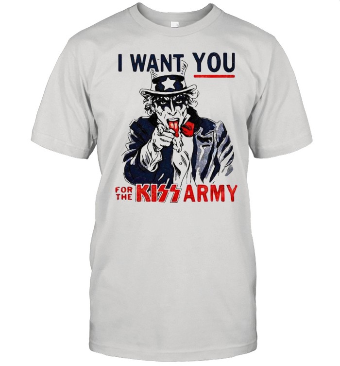 I want you for the kiss army uncle sam shirt