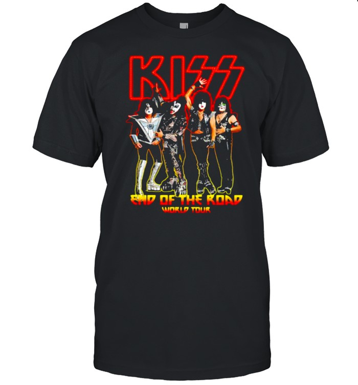 Kiss end of the road world tour shirt