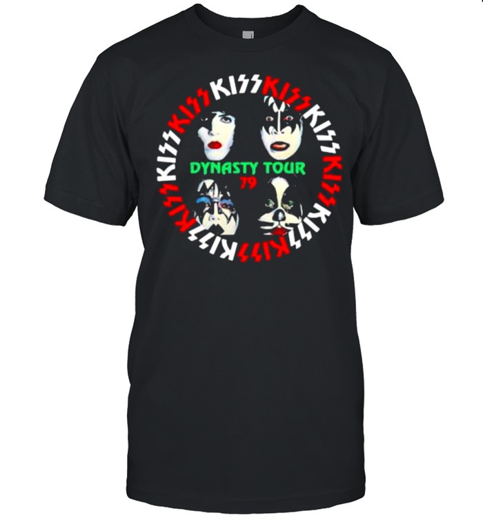 Kiss Kiss Kiss Dynasty tour 79 shirt