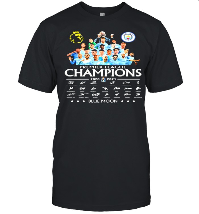 Premier league champions blue moon signature shirt