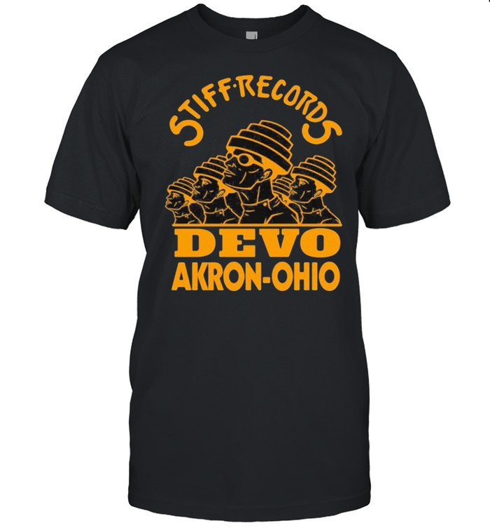 Stiff records devo akron ohio shirt