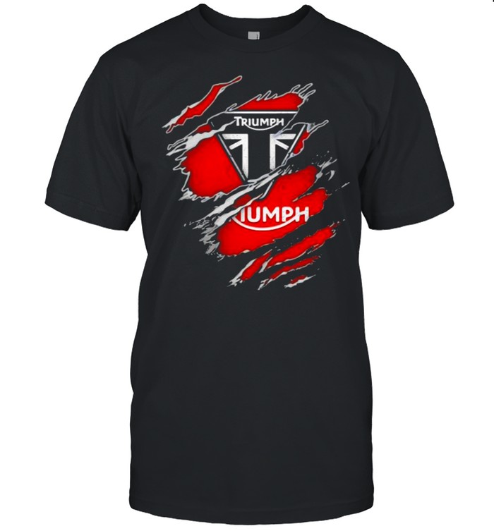 Super hero Triumph logo shirt