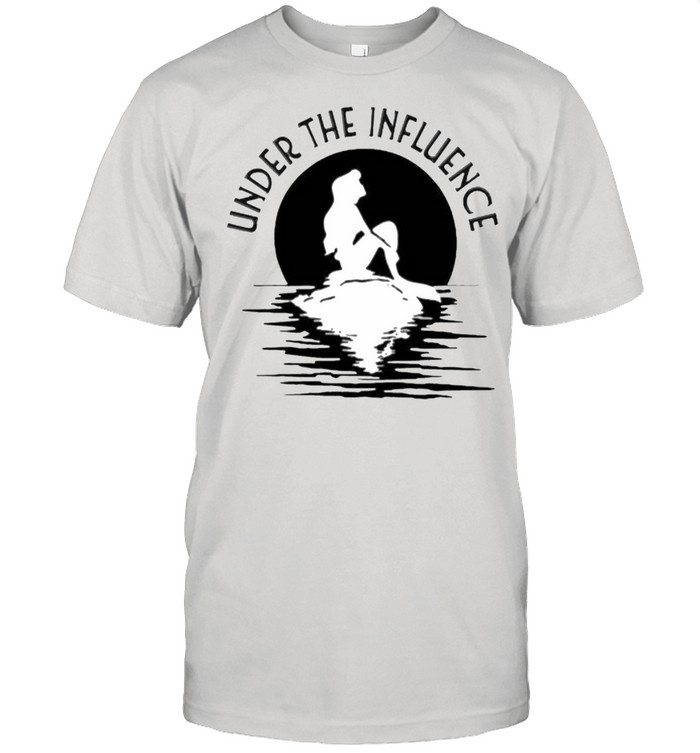 Under the influence mermaid moon shirt