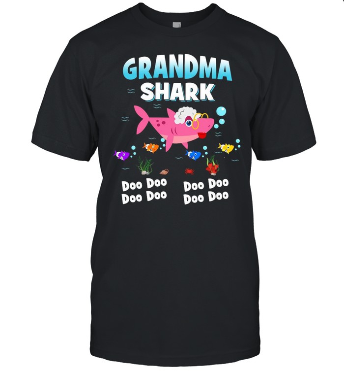 Grandma Shark And Liam Anna Jason Sophia Doo Doo Shirt