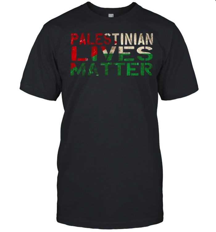 Palestinian Lives Matter Free Palestine Flag Shirt