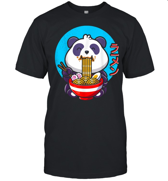 Kawaii Cute Anime Ramen Panda Japanese shirt