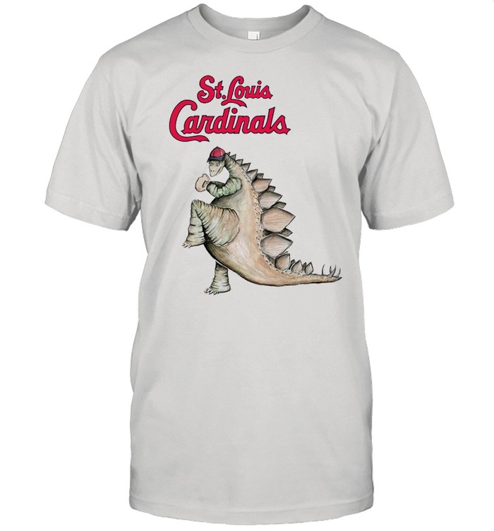 St. Louis Cardinals Godzilla throw a baseball shirt