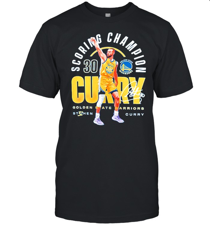 Stephen Curry Golden State Warriors 2021 NBA Scoring Champion shirt