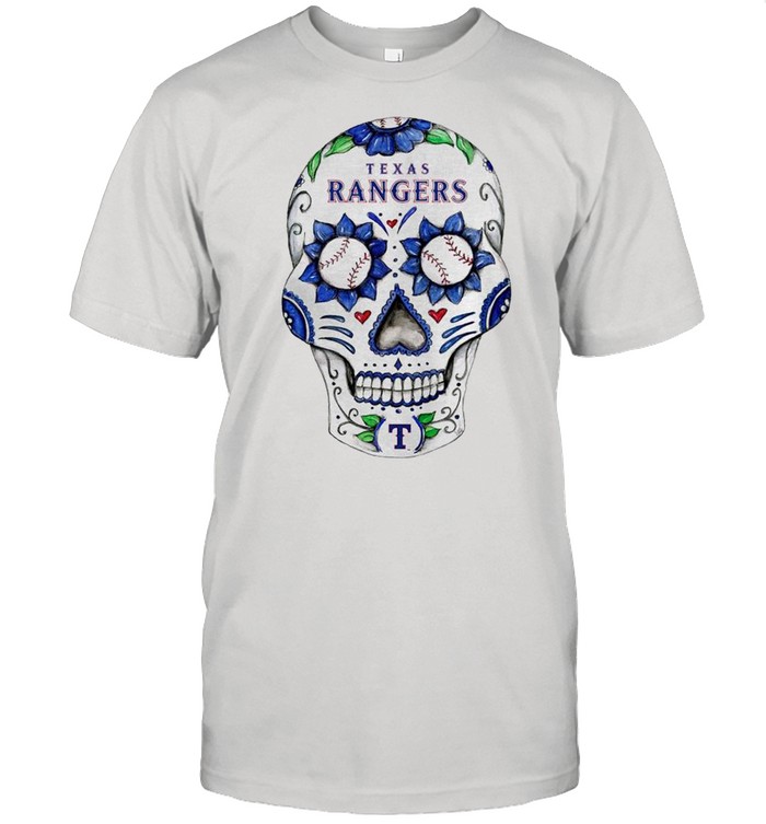 Texas Rangers Sugar Skull shirt