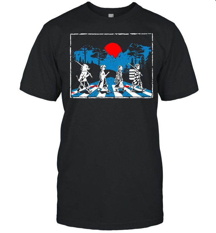 Slayer Demon characters The Beatles Abbey Road shirt