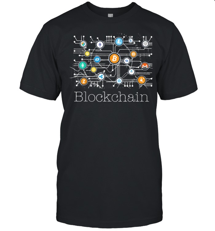 Bitcoin blockchain cryptocurrency shirt