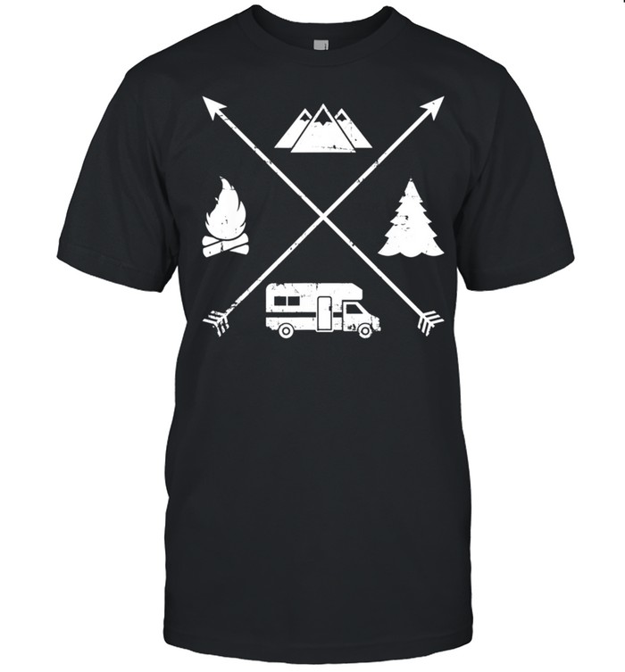 Camping hipster RV shirt