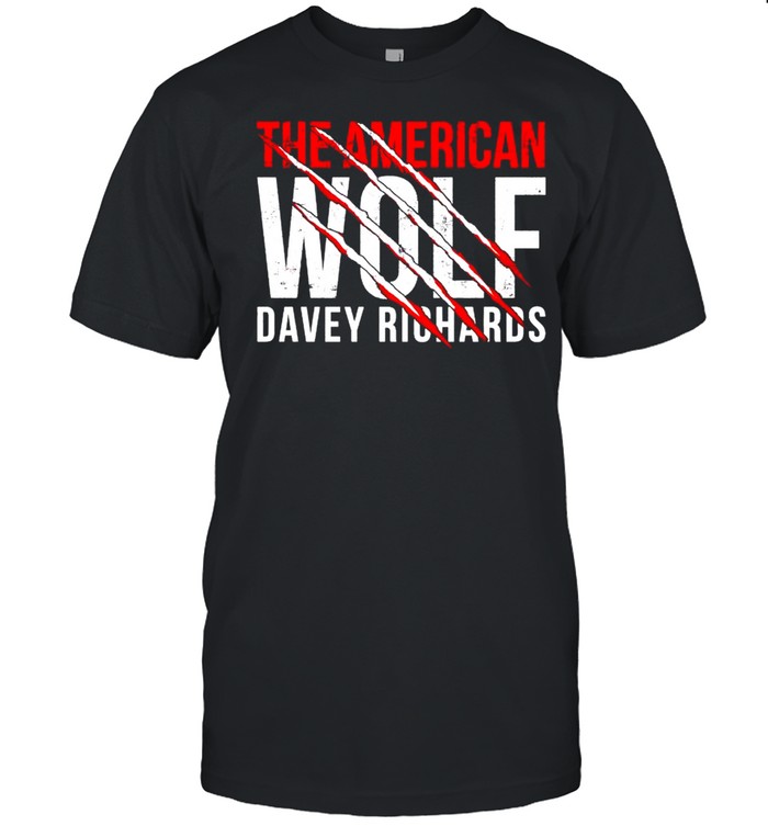 The American wolf Davey Richard shirt