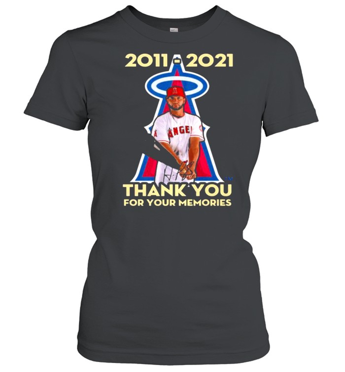 2011 2021 thank you for the memories alavanche signature shirt Classic Women's T-shirt