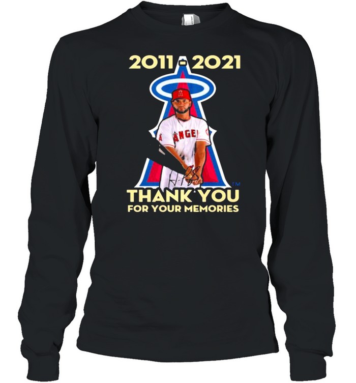 2011 2021 thank you for the memories alavanche signature shirt Long Sleeved T-shirt
