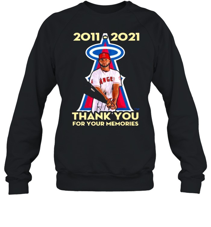 2011 2021 thank you for the memories alavanche signature shirt Unisex Sweatshirt