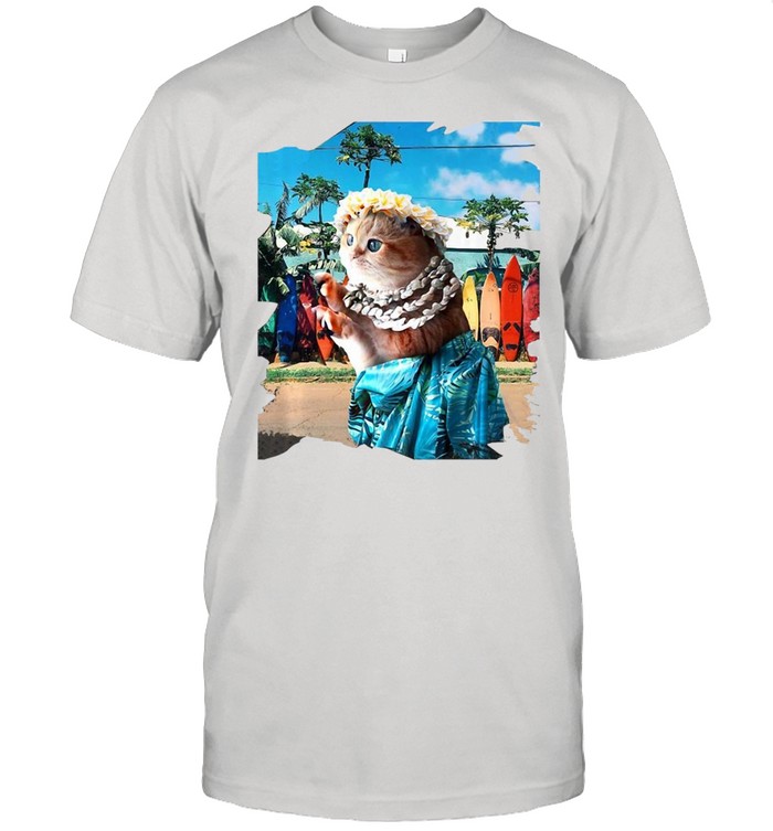 Aloha Hawaiian Cat T-shirt