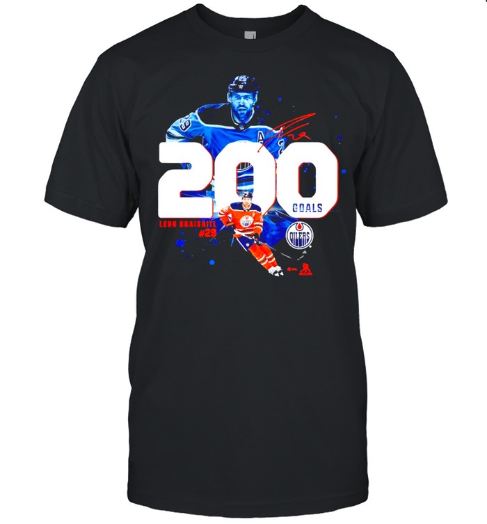 Edmonton Oilers Leon Draisaitl 200 Goals shirt