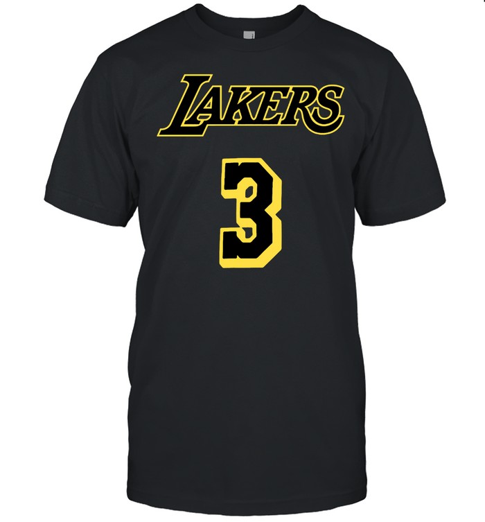 Los Angeles Lakers Number 3 Shirt