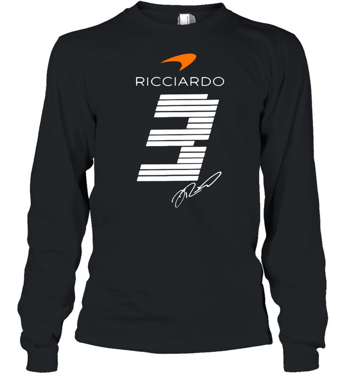 Ricciardo signature logo  Long Sleeved T-shirt
