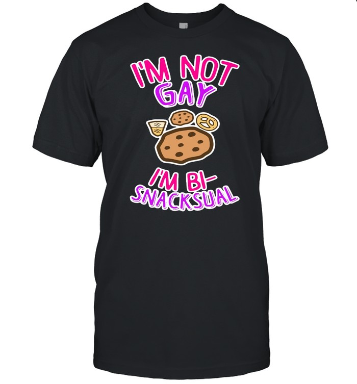 I’m Not Gay I’m Bi Pride Snacksual T-shirt Classic Men's T-shirt
