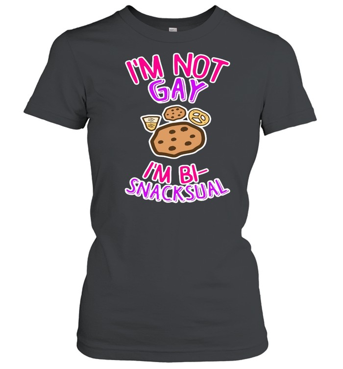 I’m Not Gay I’m Bi Pride Snacksual T-shirt Classic Women's T-shirt