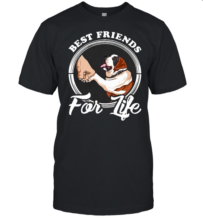 Saint Bernard Best Friends For Life T-shirt