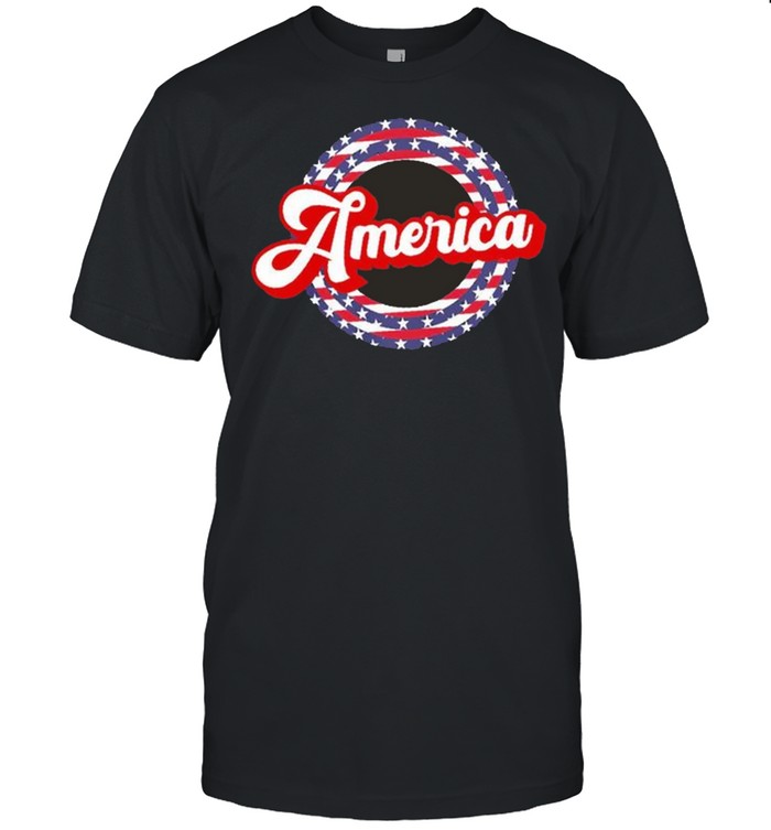 4th of july American flag shirt