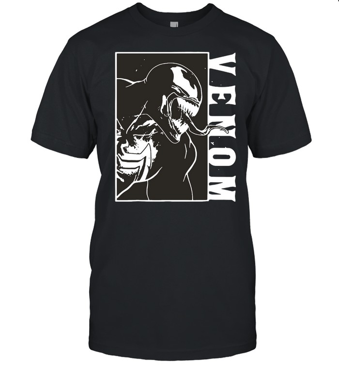 Marvel Venom Side View Tongue Out Graphic T-shirt